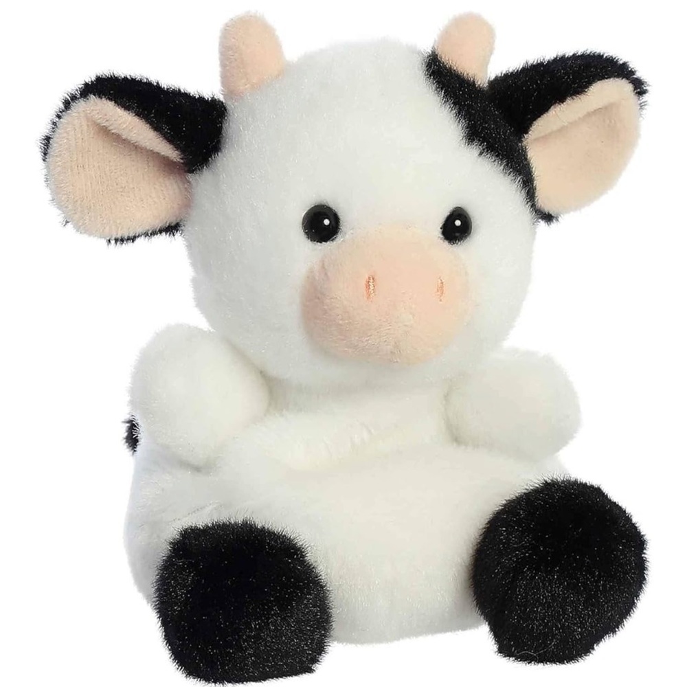 ® Adorable Palm Pals™ Sweetie Cow™ Pocket-Sized Play - White 5 Inches - Picture 2 of 5